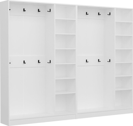 Stalak za hodnik KALE - 8123, bijela boja