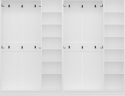 Stalak za hodnik KALE - 8123, bijela boja