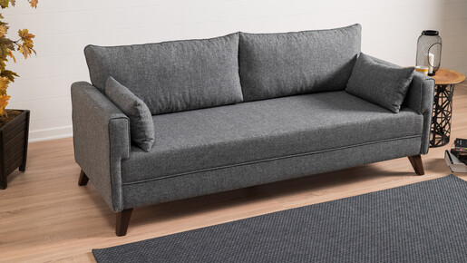 Trosjed BELLA siva, Bella Sofa For 3 Pr - Grey