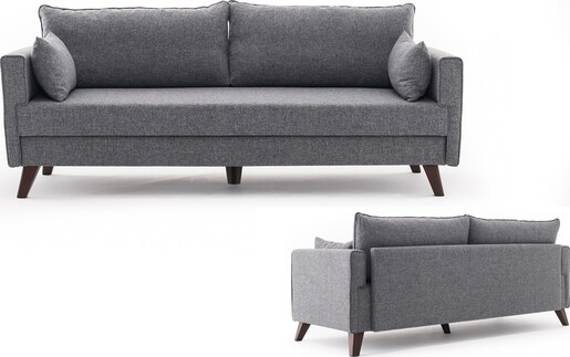 Trosjed BELLA siva, Bella Sofa For 3 Pr - Grey