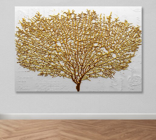 Ukrasna slika na platnu IVORY