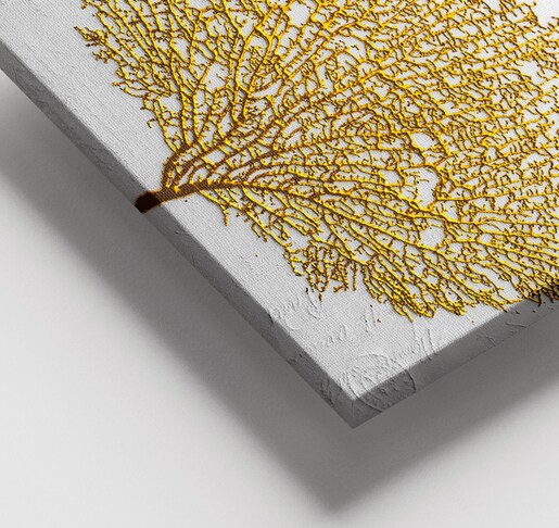 Ukrasna slika na platnu IVORY