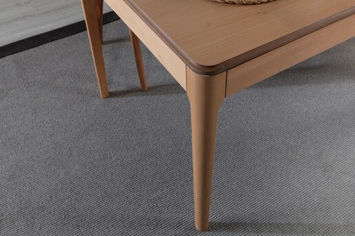 Set rastezljivi stol za blagovaonicu i stolice (5 komada) KYRIE