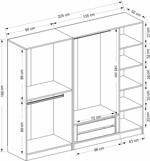 Garderoba, Kale - 2438