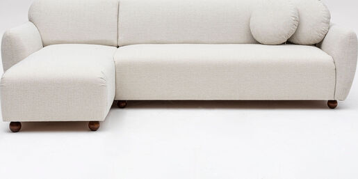 Kutna garnitura EDDY bijela desni kut, Eddy Corner Left (CHL-3R) - White