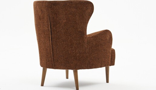 Fotelja Karina Prestij - smeđa, Copper