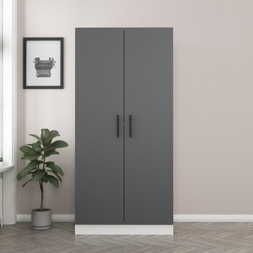 Garderoba, Kale Anthracite White - 210