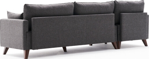 Kutna garnitura, Antracit, Bella Corner Sofa Left - Anthracite