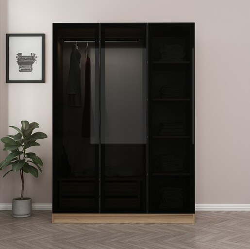 Garderoba, Kale Dark Grey - 2285