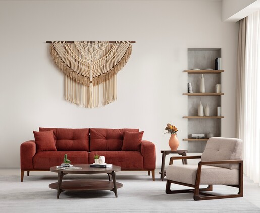 Trosjed na razvlačenje Sinor 3 Seater - Tile crvena