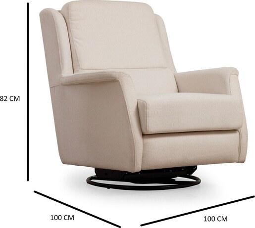 Fotelja Costor bijela - Wing