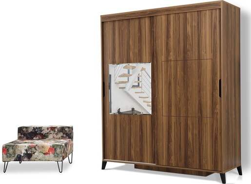 Garderoba, Pasific Home Fuga - 170 Ceviz Dolap