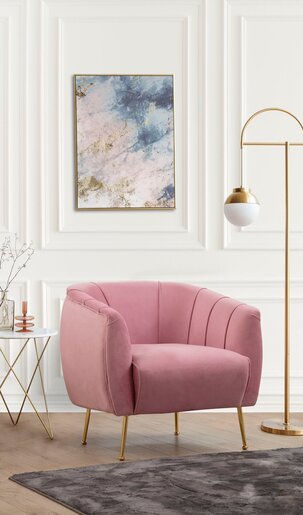 Fotelja, Prljavo roza, Istiridye - Rose