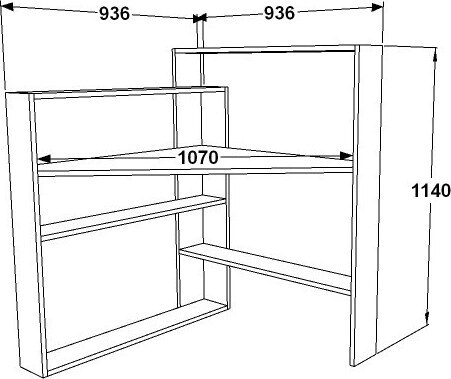 Studijski stol Adelyn