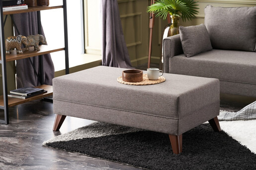 Kutna garnitura na razvlačenje, Smeđa, Bella Mini Corner Sofa Right - Brown