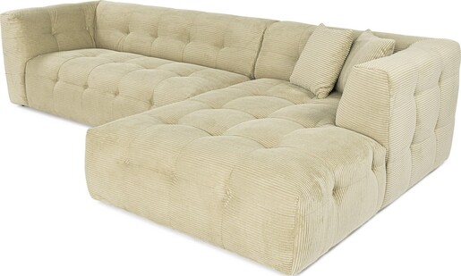 Kutna garnitura Cady Corner desni - zeleno