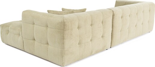 Kutna garnitura Cady Corner desni - zeleno