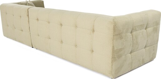 Kutna garnitura Cady Corner desni - zeleno