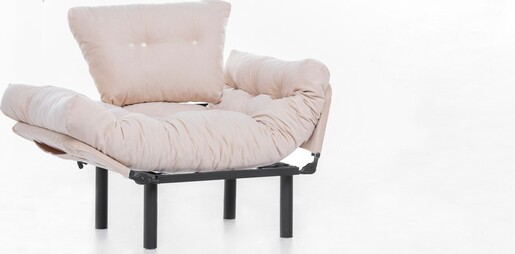Fotelja, Krem, Nitta Single - Cream