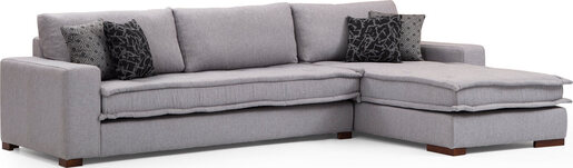 Kutna garnitura, LENA, lijeva, siva, Lena Corner Right ( L3+Chl ) - Light Grey