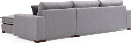 Kutna garnitura, LENA, lijeva, siva, Lena Corner Right ( L3+Chl ) - Light Grey