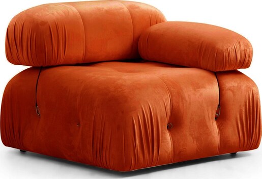 Trosjed Doblo 3 Seater ( L1-O1-Pouffe) Cream Bouclette