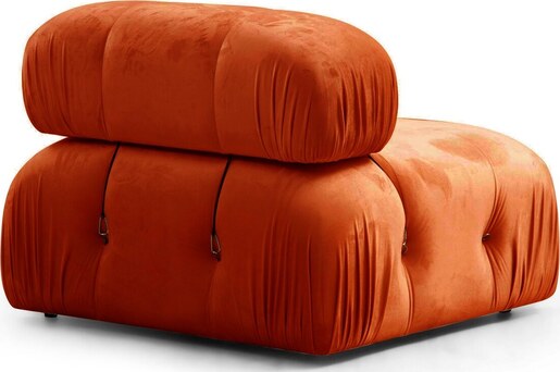 Trosjed Doblo 3 Seater ( L1-O1-Pouffe) Cream Bouclette