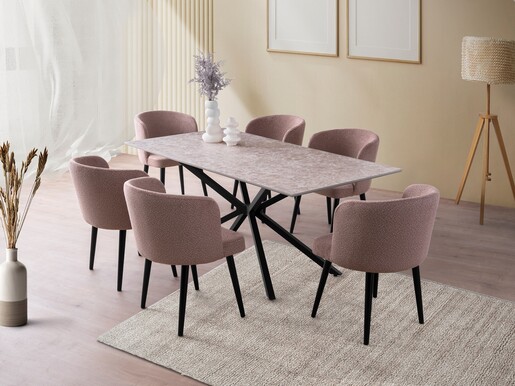 Stol za blagovaonicu NOX - 3003, siva boja Stone