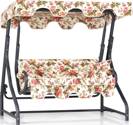 Vrtni dvosjed za ljuljanje, višebojno boja, Morus Güllü 2 Kişilik Salıncak