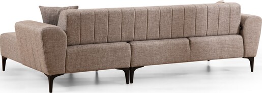 Kutna garnitura na razvlačenje Hamlet desni - svjetlo smeđa