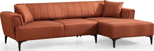 Kutna garnitura na razvlačenje Hamlet desni- Tile crvena