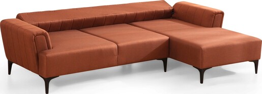 Kutna garnitura na razvlačenje Hamlet desni- Tile crvena