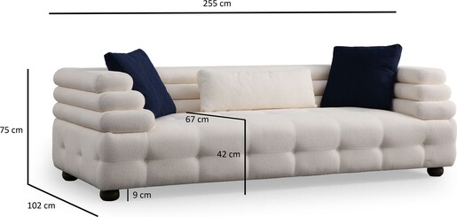 Sofa s 3 sjedala IRIS
