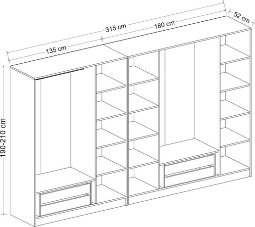 Garderoba, Kale - 7513