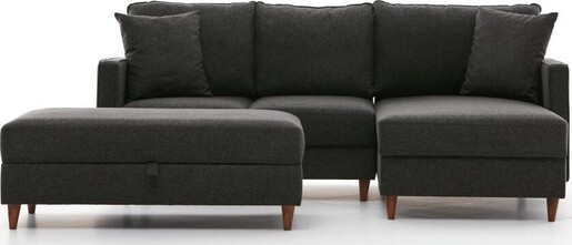 Kutna garnitura, Antracit, Eva Right - Anthracite