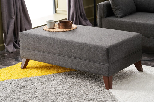 Kutna garnitura na razvlačenje, Antracit, Bella Mini Corner Sofa Right - Anthracite