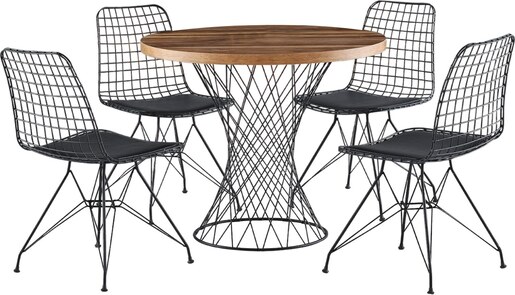 Stol za blagovanje, Orah Crno, Pota - 1483