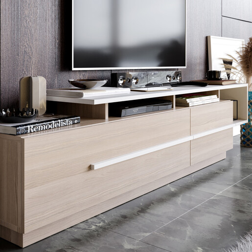 Stalak za televizor, Pia - Cordoba, White