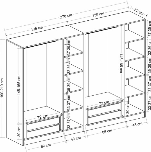 Garderoba, Kale - 5081