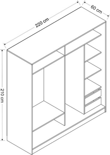 Garderoba, Kale - 7151