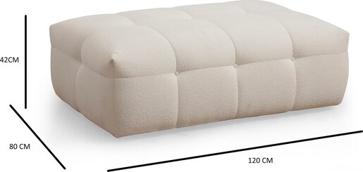 Tabure, Cady Ottoman - Beige