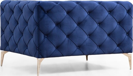 Fotelja, Mornarsko plava, Como - Navy Blue