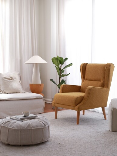 Fotelja Klam - Mustard