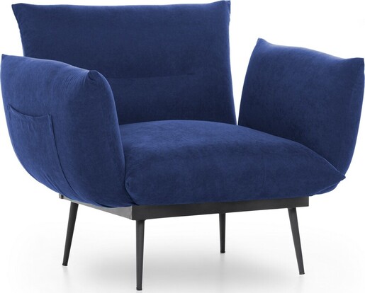 Fotelja, Mornarsko plava, Jax Solo - Navy Blue GR125