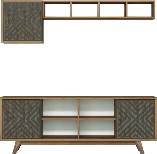 TV jedinica, İnci - Walnut, Blue