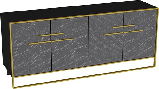 Komoda, Polka - Black