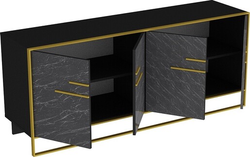 Komoda, Polka - Black