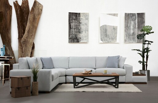 Kutna garnitura LOOP 21, bež, Loop 21