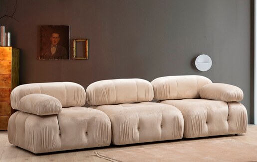 Sofa, Krem, Bubble O1 - Cream