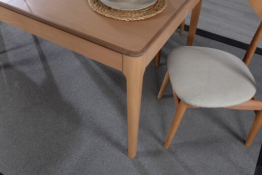 Set rastezljivi stol za blagovaonicu i stolice (5 komada) ERIC